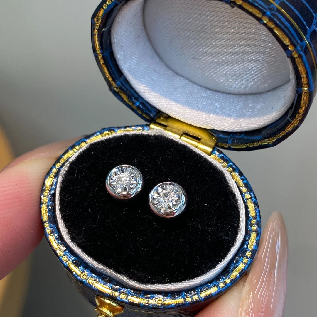 【小晗】泡泡钻石耳钉 5 经典百搭 多样性发一  气质轻奢时尚简约