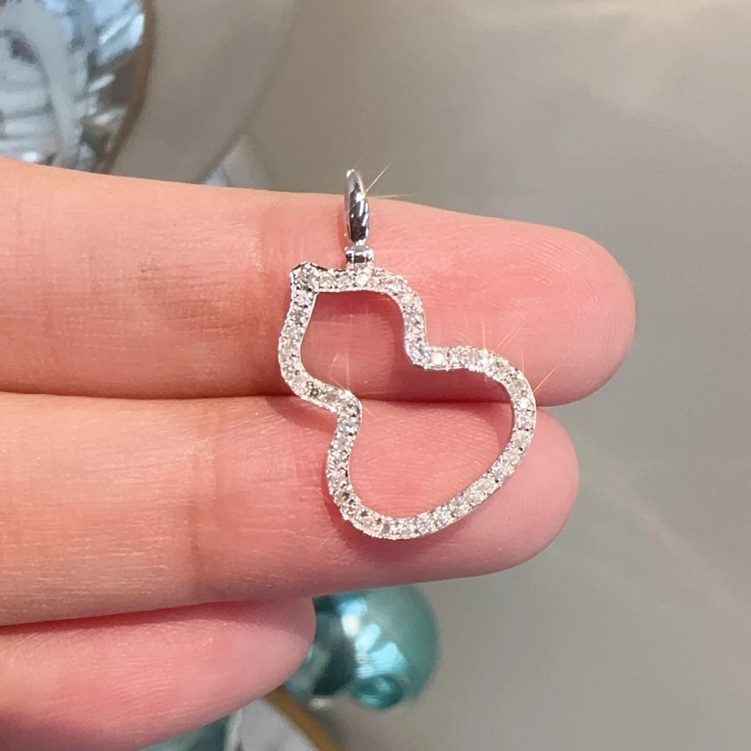 【小晗专属】葫芦满钻吊坠  时尚百搭经典小众轻奢多样性发一镶钻