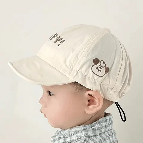 速干薄款婴幼儿童防晒鸭舌帽子春夏季棒球帽男孩女宝宝遮太阳软檐