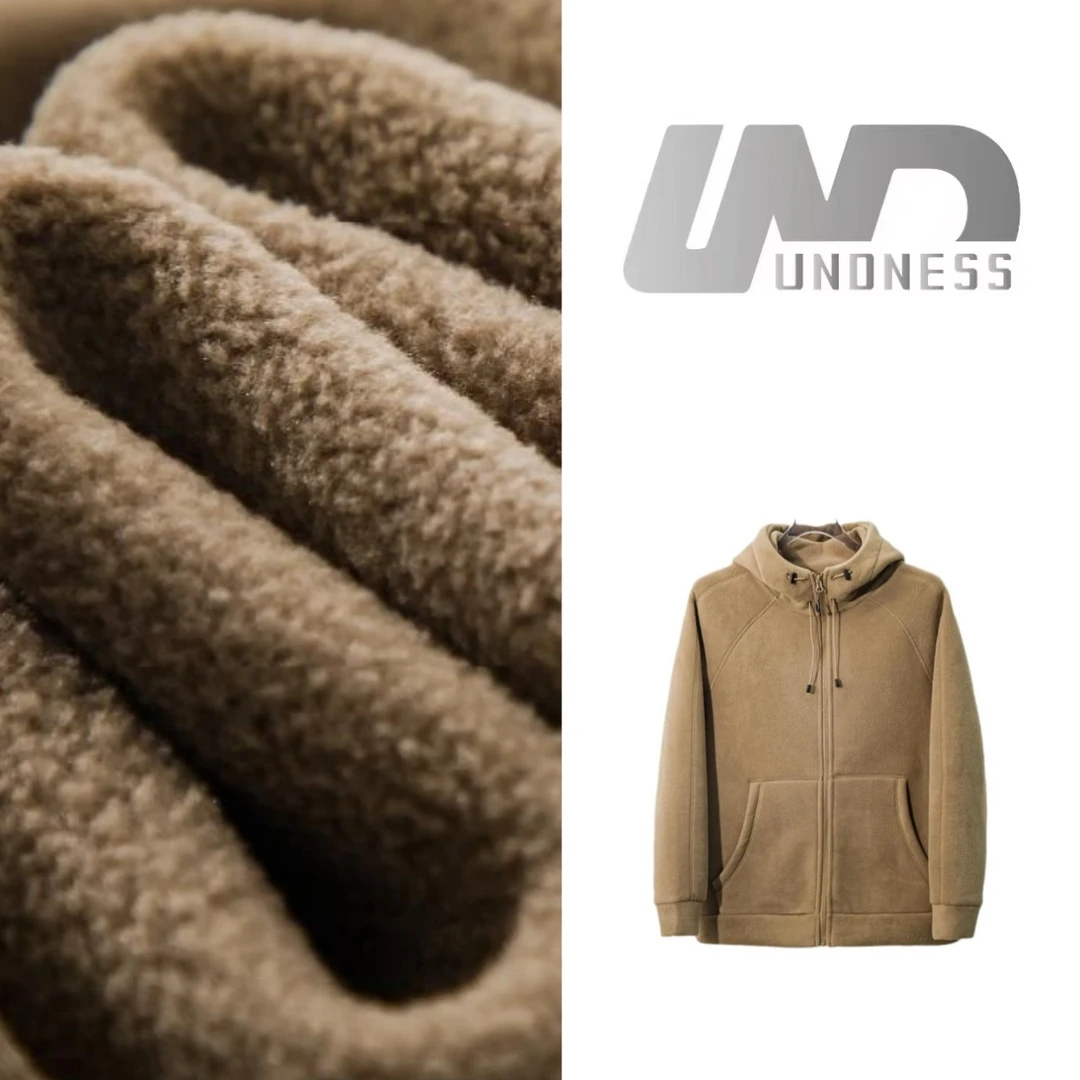 超值大捡漏！重磅620克！双面摇粒绒男女加绒加厚保暖连帽外套