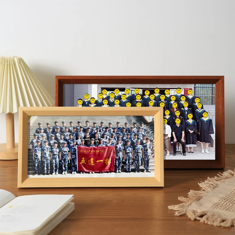 颐江南毕业照相框长方型合照留念退伍活动照大合影照片装裱展示框