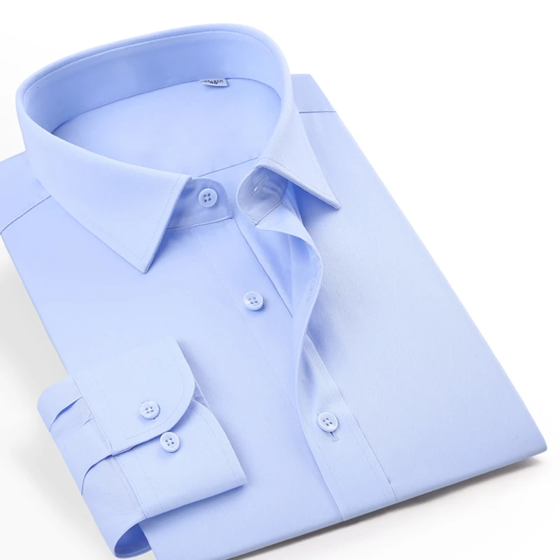 702男士夏季休闲OR商务蓝色衬衫