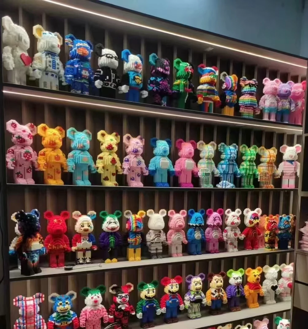 儿童优质大颗粒（1.2）串联积木男女孩摆件DIY礼品袋