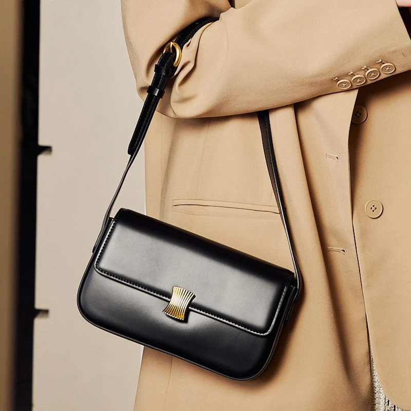 HY小量感韩版真皮小方包女人味单肩斜挎小包