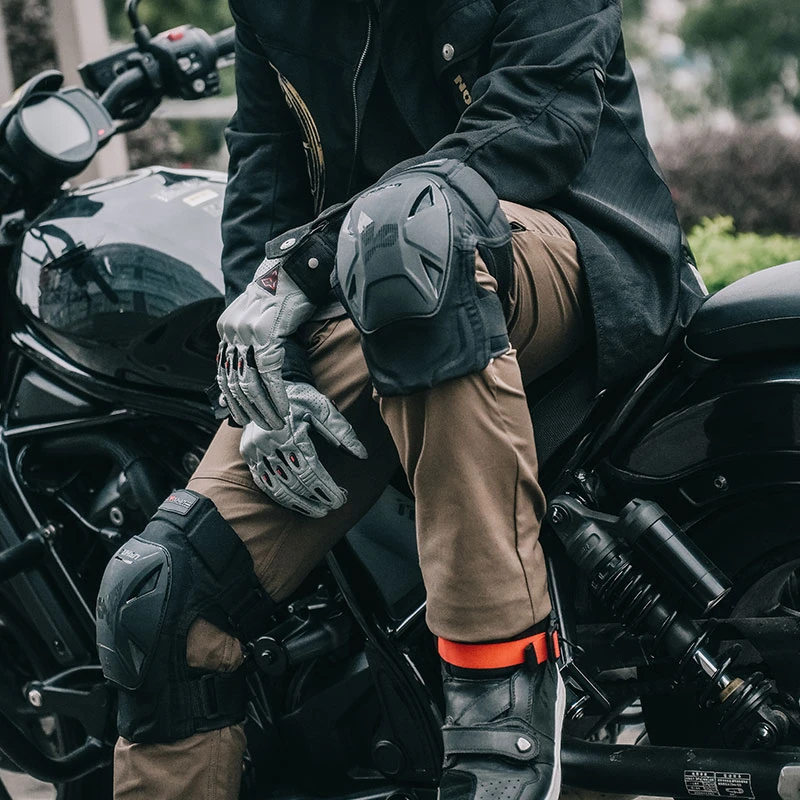 duhan/杜汉733摩托户外防摔防滑短款电动车护具机车骑行户外护膝