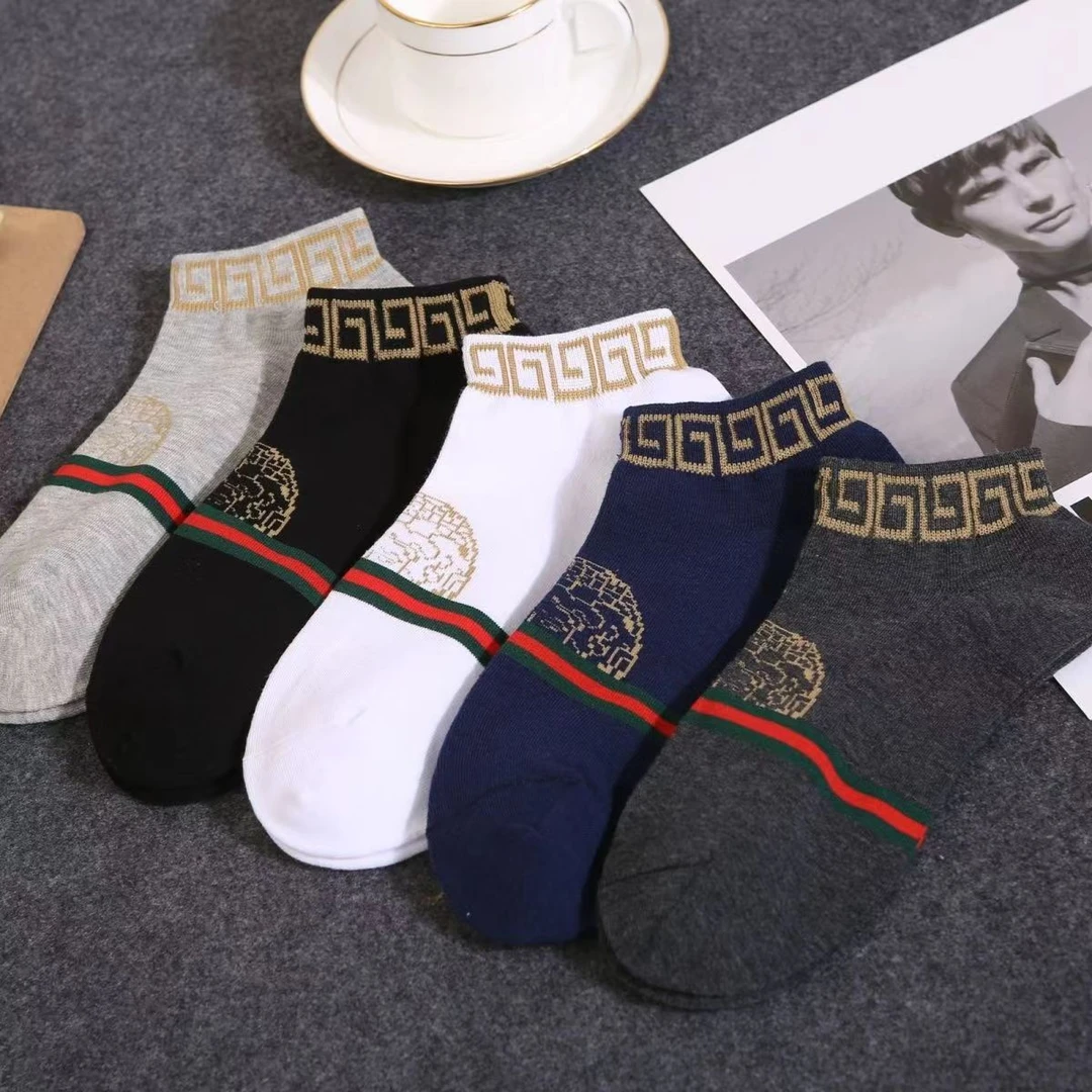 男士棉袜子秋冬款短袜男袜复古国潮吸汗透气防臭商务时尚百搭短袜