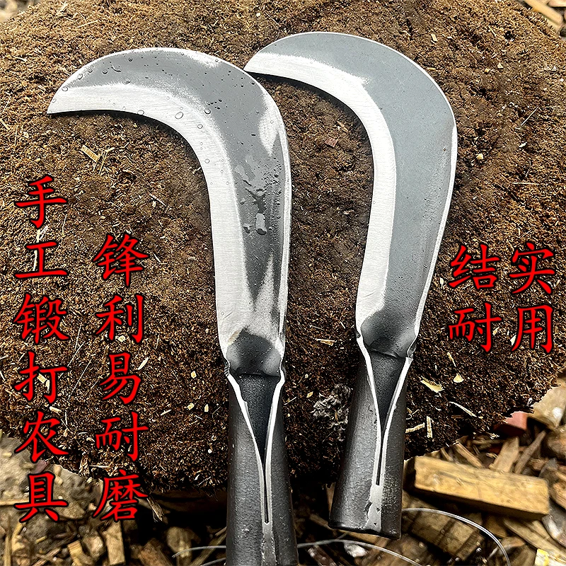 大山五金砍柴刀轨道钢手工锻打柴刀砍树砍竹子弯刀农用户外劈柴