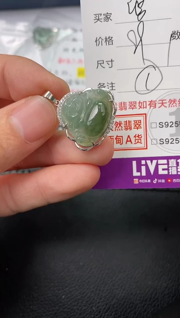 【闪购商品】翡翠颈饰银S925镶嵌·
