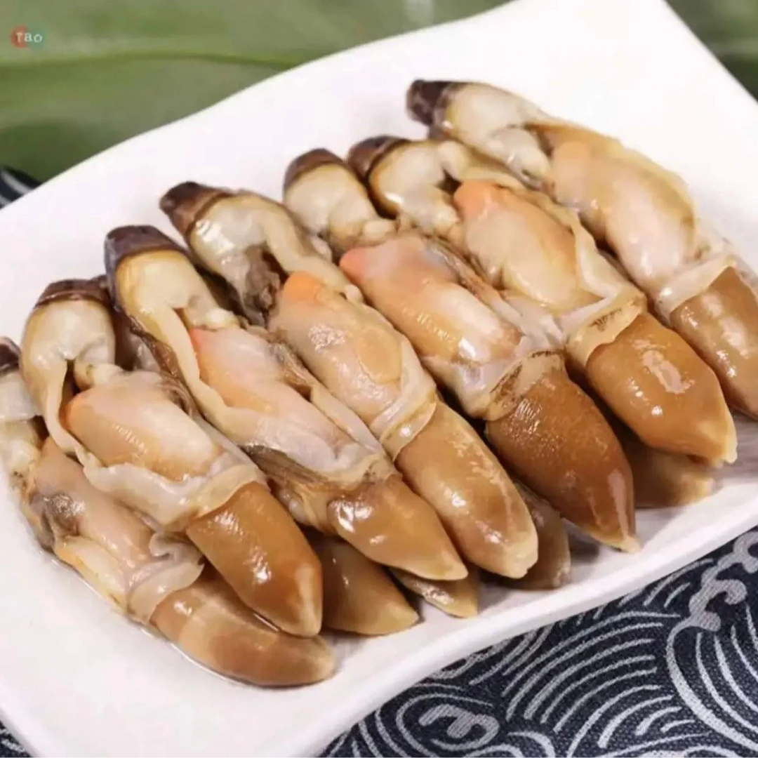 大号蛏王肉新鲜现剥冷冻发货大个满黄开嘴去沙发货500克/包*4包