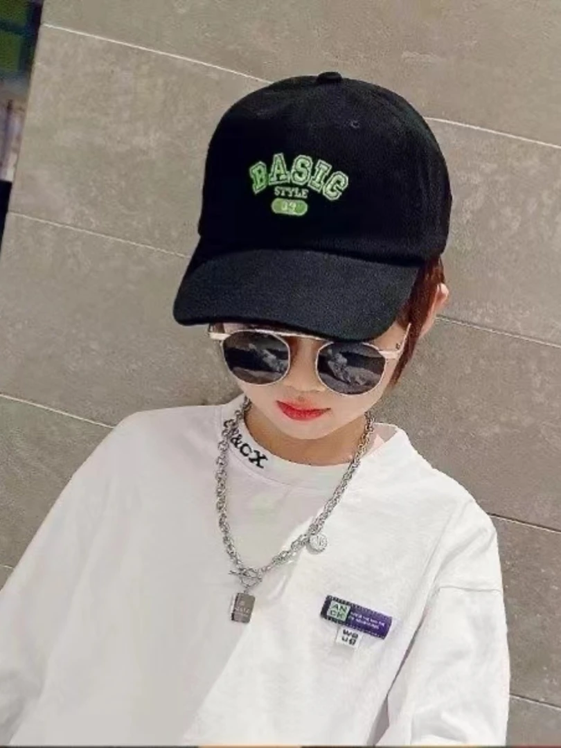 钛钢项链 儿童项链男孩脖子时尚潮嘻哈风女童搭配衣服街头ins走秀