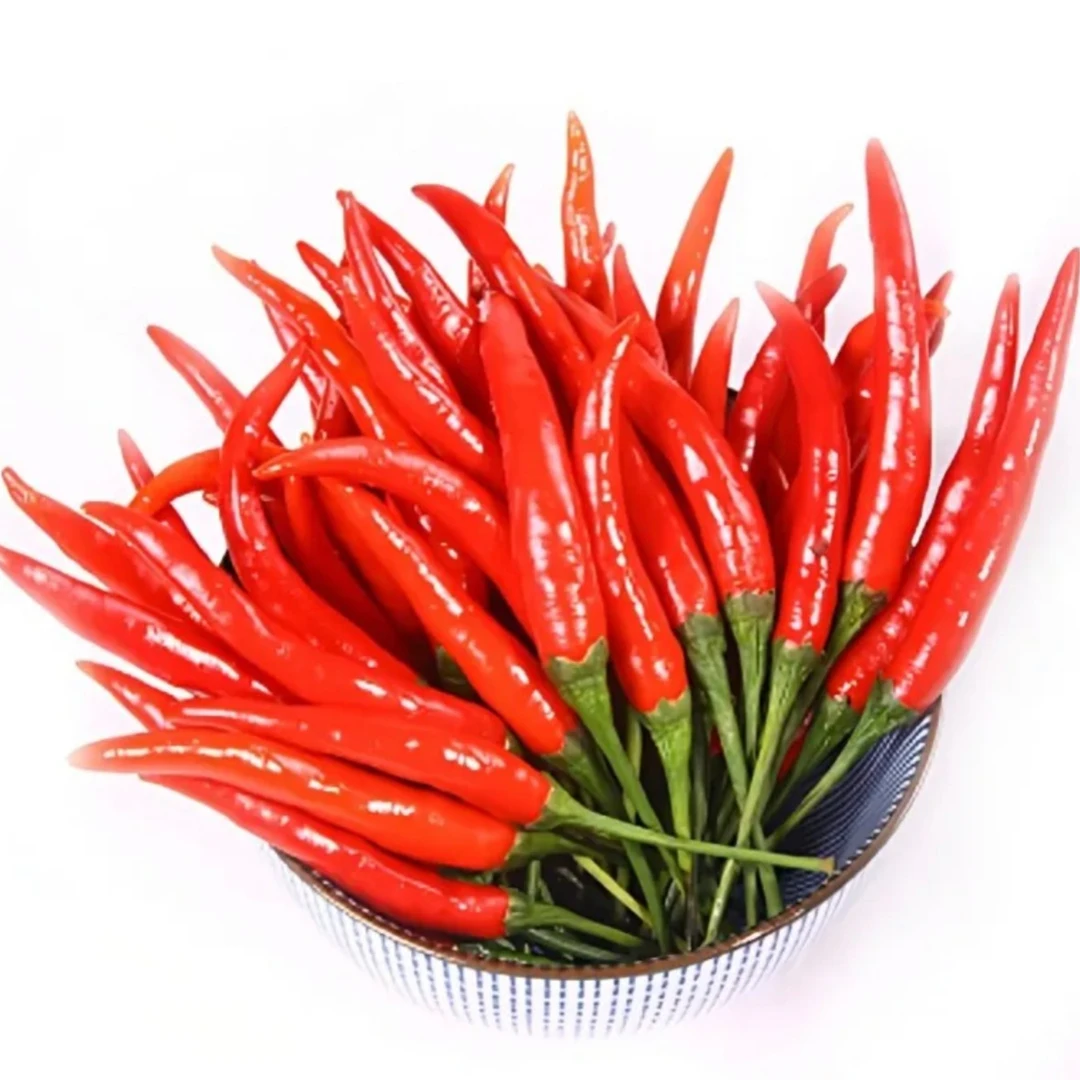 食纷玩美新鲜小米辣小辣椒朝天椒朝天辣辣椒小米辣批发红辣椒500g