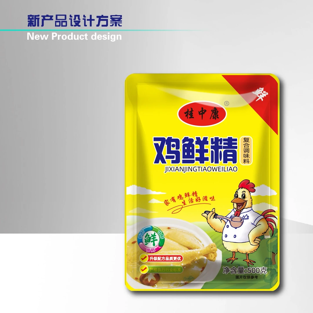 桂中康鸡精煎炒烹炸厨房炒菜提鲜500g2袋.
