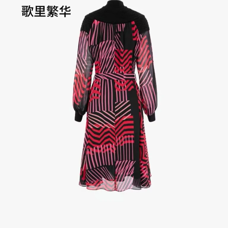 【清清专属】M+2024秋季新品印花连衣裙0139