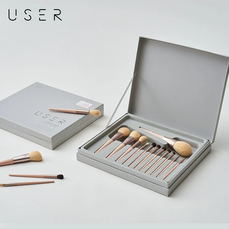 USER化妆刷正品套装莫兰迪零度假日系列柔软散粉腮红眼影高光刷子