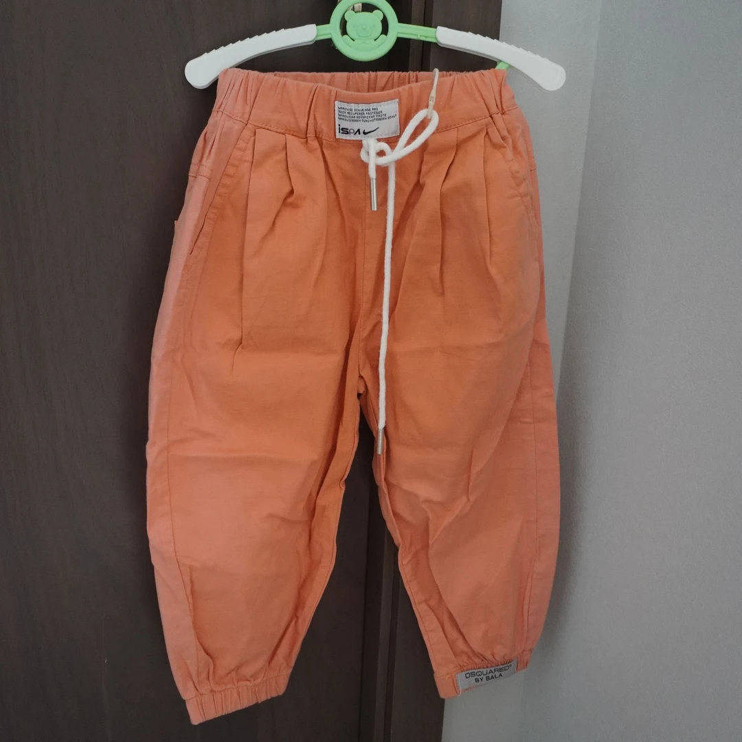 女童长裤秋季长裤休闲裤男童大童纯色防蚊裤