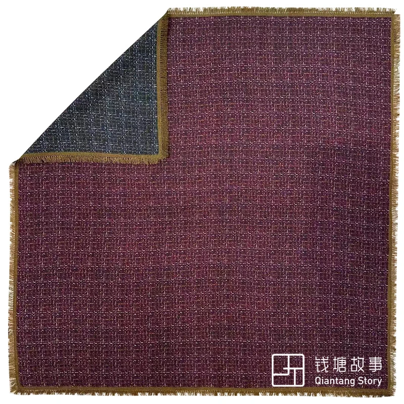 Qiantang Story/钱塘故事 70丝毛拆须优雅编织 65*65cm