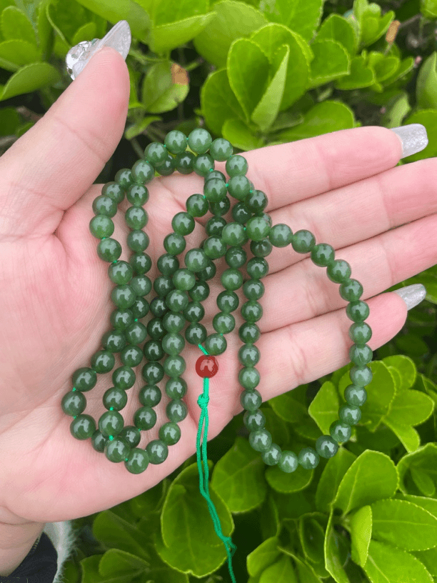 和田玉碧玉卡6小米珠