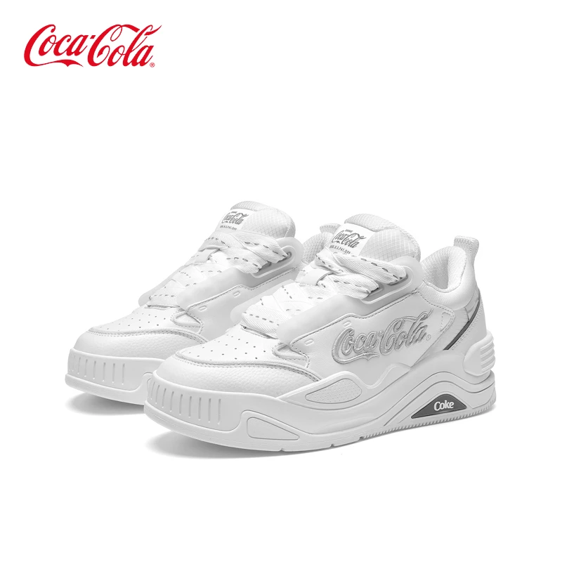 Coca-Cola/可口可乐低帮鞋男时尚板鞋潮流耐磨舒适防滑百搭款鞋