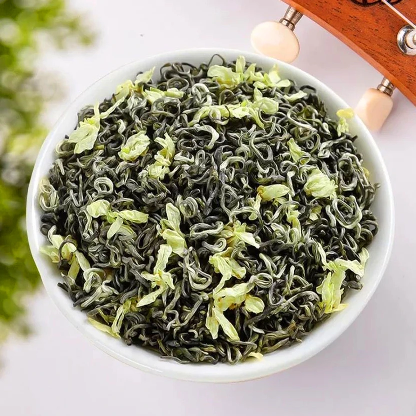 花香四溢茉莉飘雪 浓香型茉莉花茶 2025新茶叶花草茶罐装250g500g