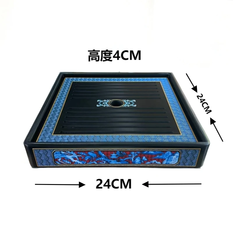 壹藏贰宝壹藏贰宝高档家用复古中式竹炭板小沥水盘