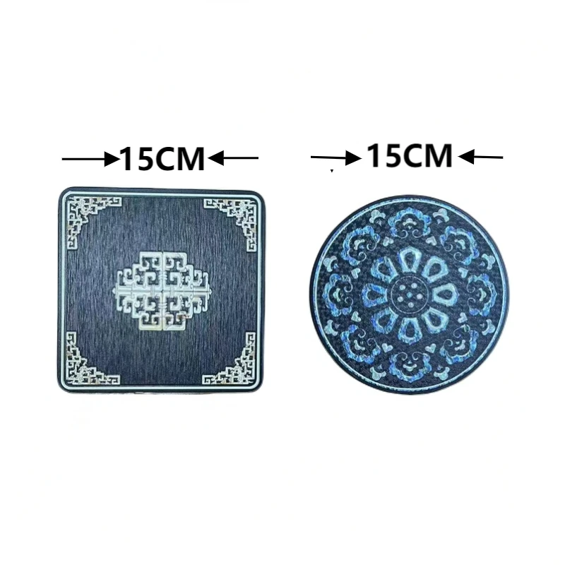 壹藏贰宝壹藏贰宝复古新中式轻奢竹炭板隔热垫