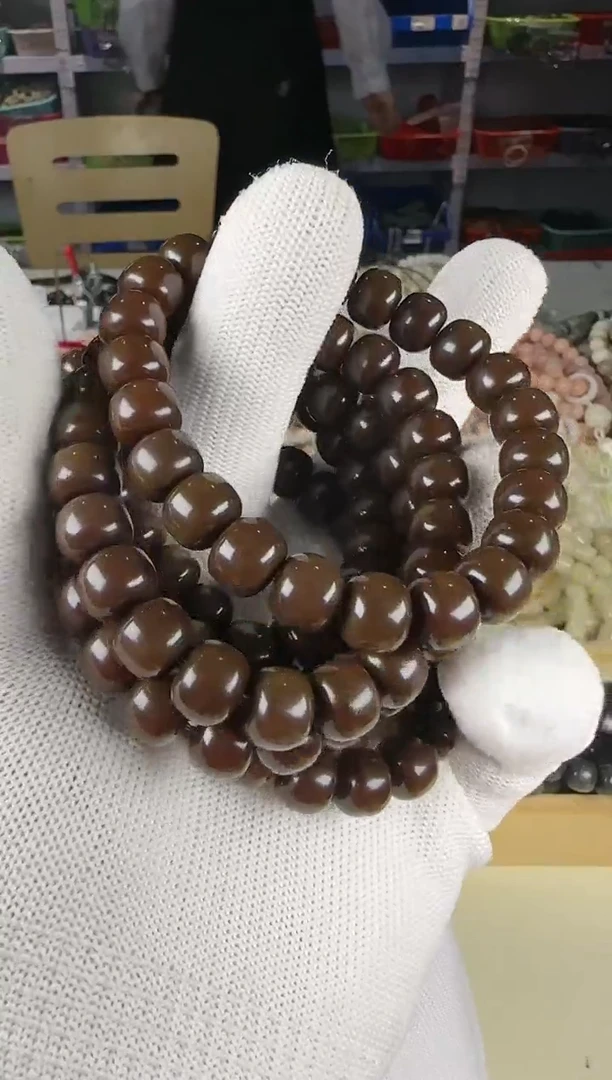【闪购商品】菩提根/象牙果手串1小黑金