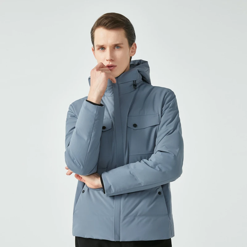 劲霸短版茄克羽绒服|BRHG4306