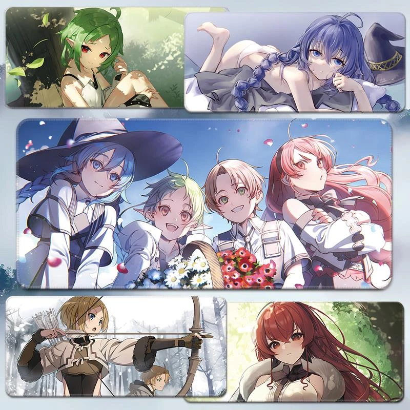 无职转生滑鼠垫希露菲滑鼠键盘超大桌垫艾莉丝动漫周边锁边洛琪希