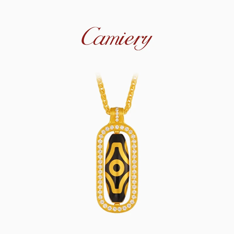 CAMIERY新中式轻奢时尚珠珠项链可转动