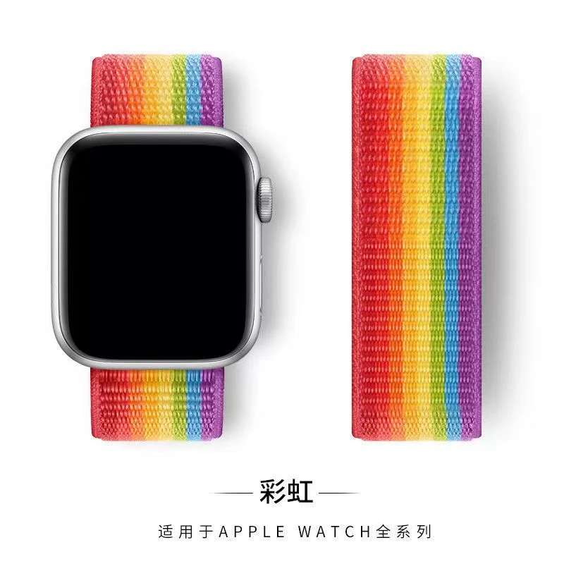 applewatch表带高山尼龙回环iwatchultra8765/SE华强北水果通用型