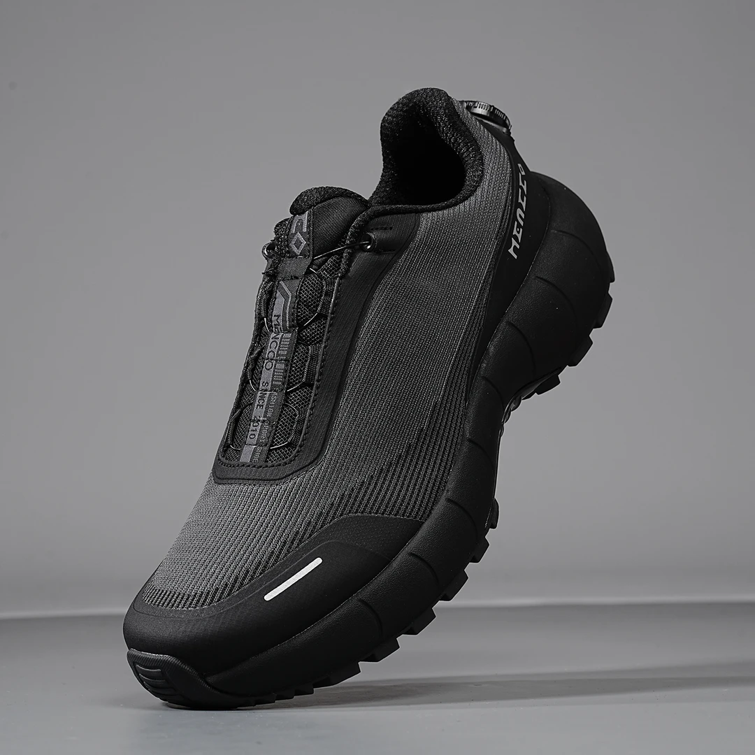 曼克夏季透气防泼水后置纽扣软底运动鞋 0595