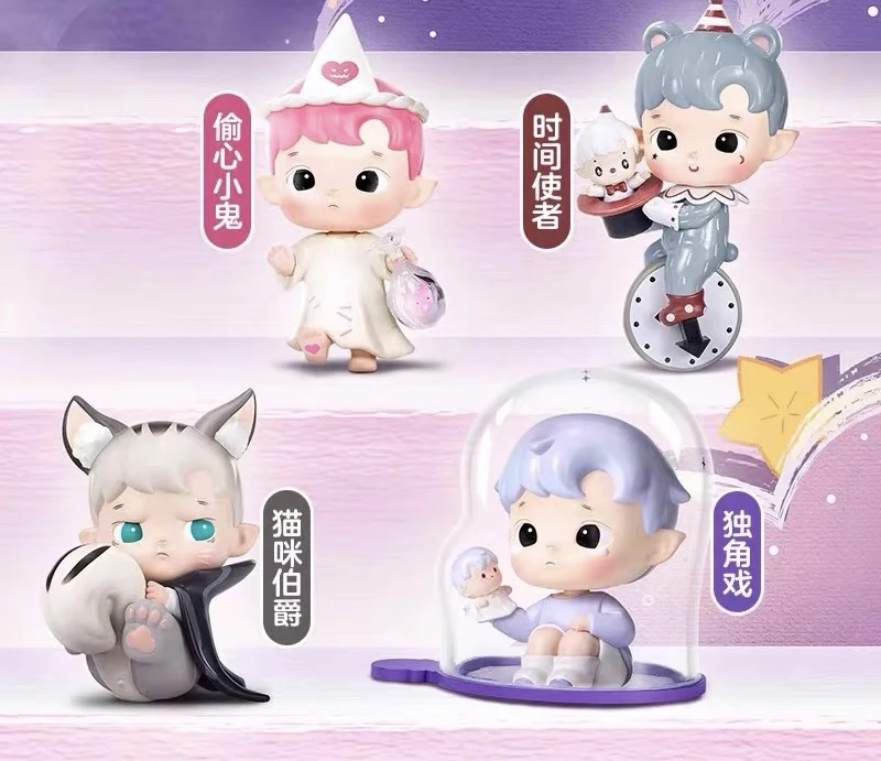 【拆盒】HACIPUPU奇幻之夜系列手办盲盒万圣节礼物摆件