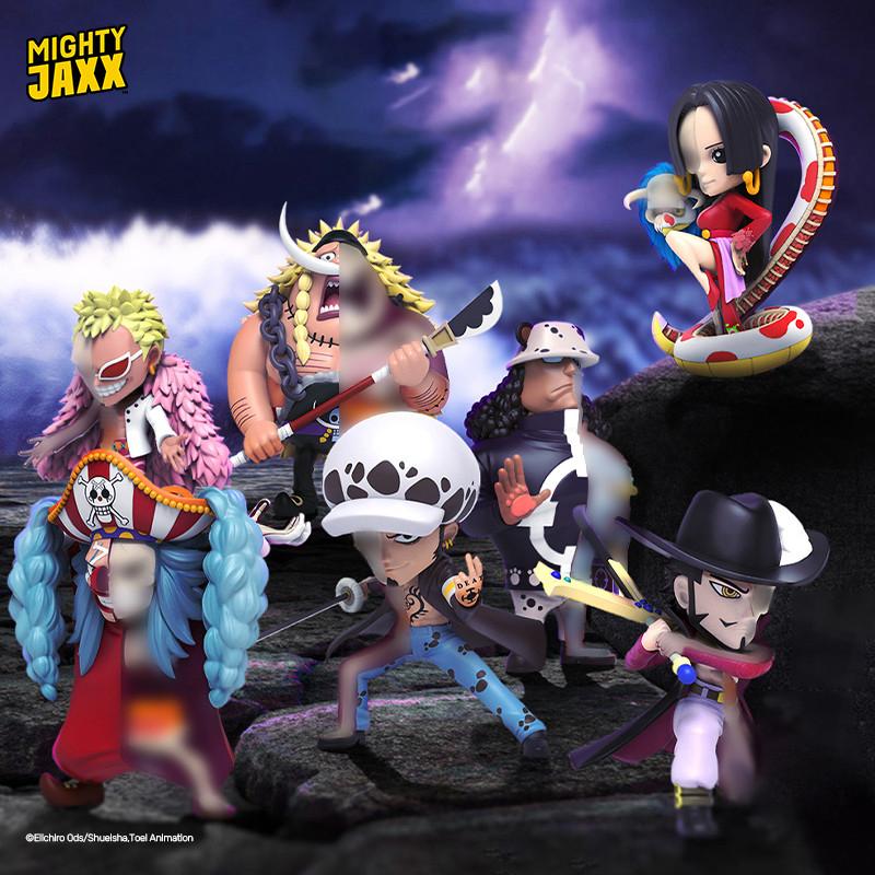 Mighty Jaxx正版潮玩盲盒海贼王半解剖航海王一二四代公仔手办