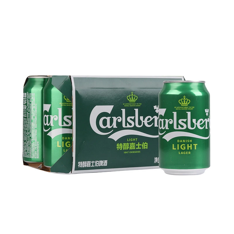 嘉士伯特醇啤酒330ml*6/包