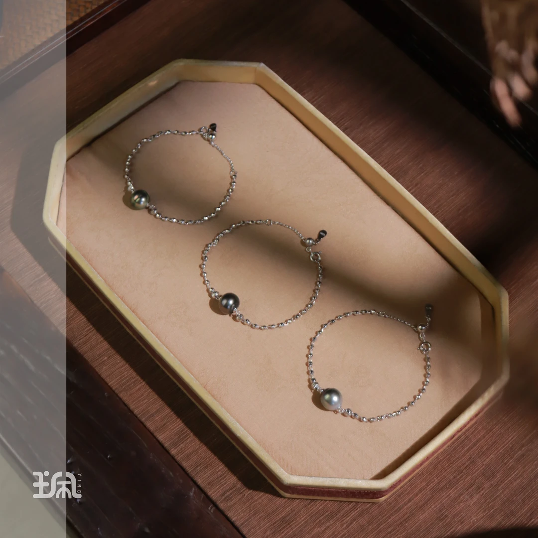 熙颖|海水珍珠*手链*S925银镶嵌QXC24041023多样性发其一