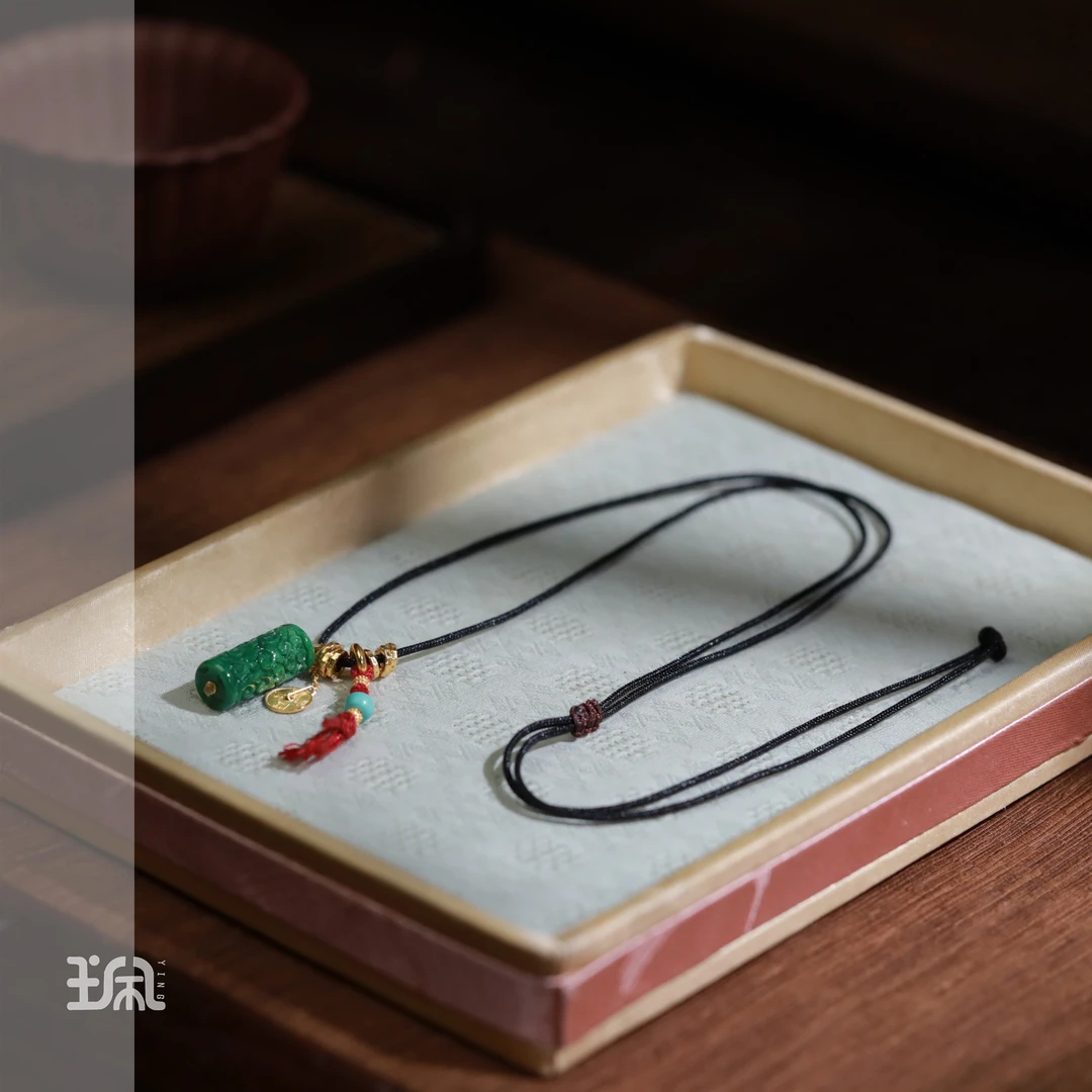 项链/清沫|翡翠*18K金镶嵌QXB24101315多样性发其一