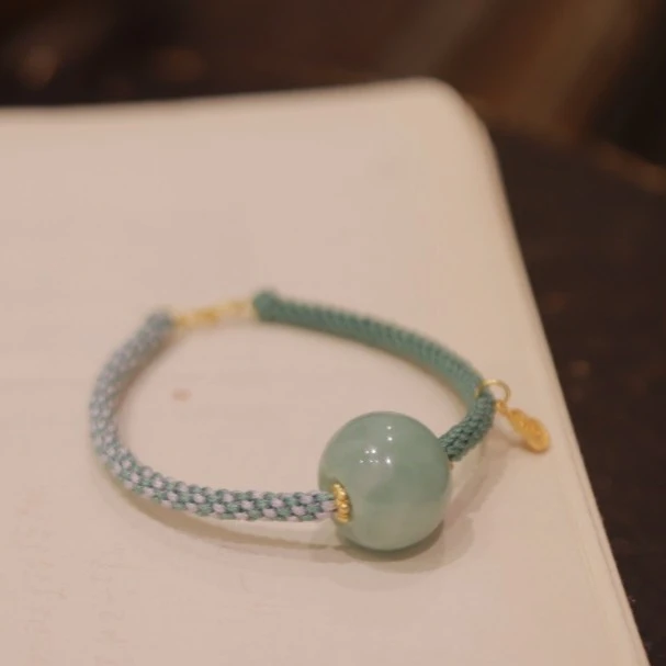 翡翠*小半手链*S925银镀金C21082002多样性发其一