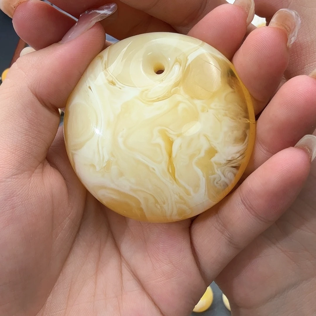 蜜蜡裸石未镶嵌蜜蜡吊坠