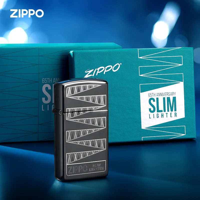 Zippo打火机正版原装 棱镜65周年纪念纤巧窄机限量版收藏TC9901QT