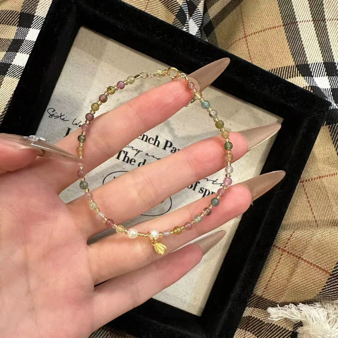 A928碧玺s925设计款手链 【水心宝钻Orig. Design】