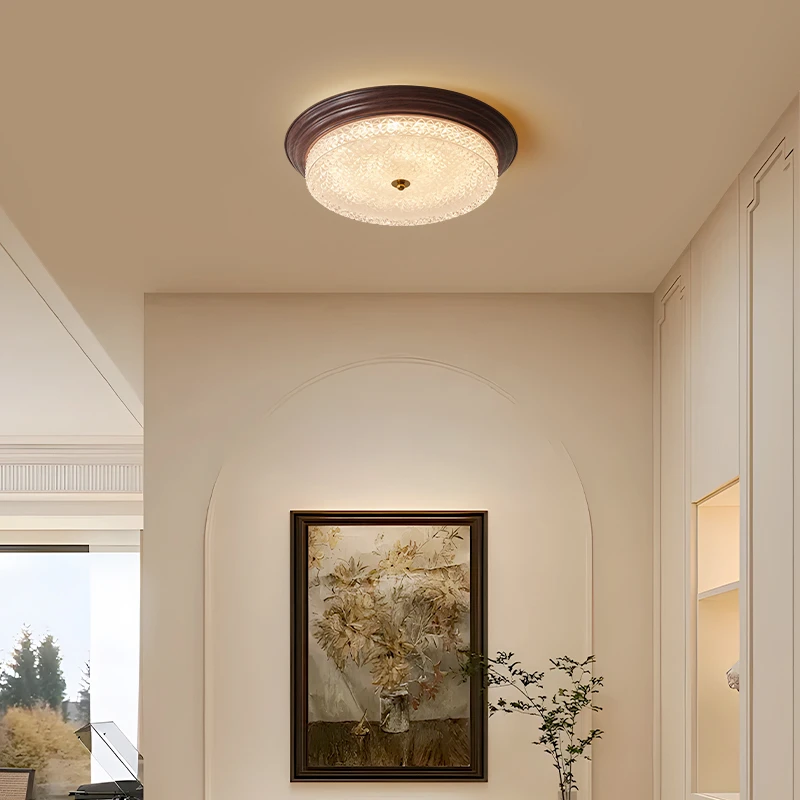 中古风房间吸顶灯新中式法式复古风美式轻奢高级感欧式卧室书房灯