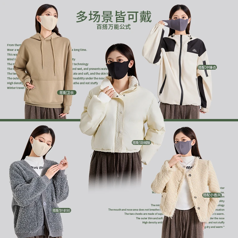 777秋冬保暖时尚休闲百搭加厚款防风面罩