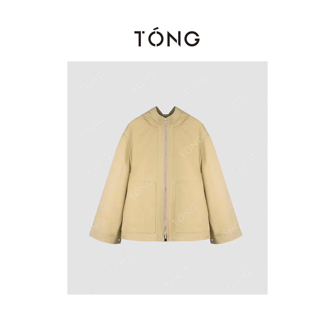 【等春来】专相高密斜纹棉两面穿风衣外套 GA0095