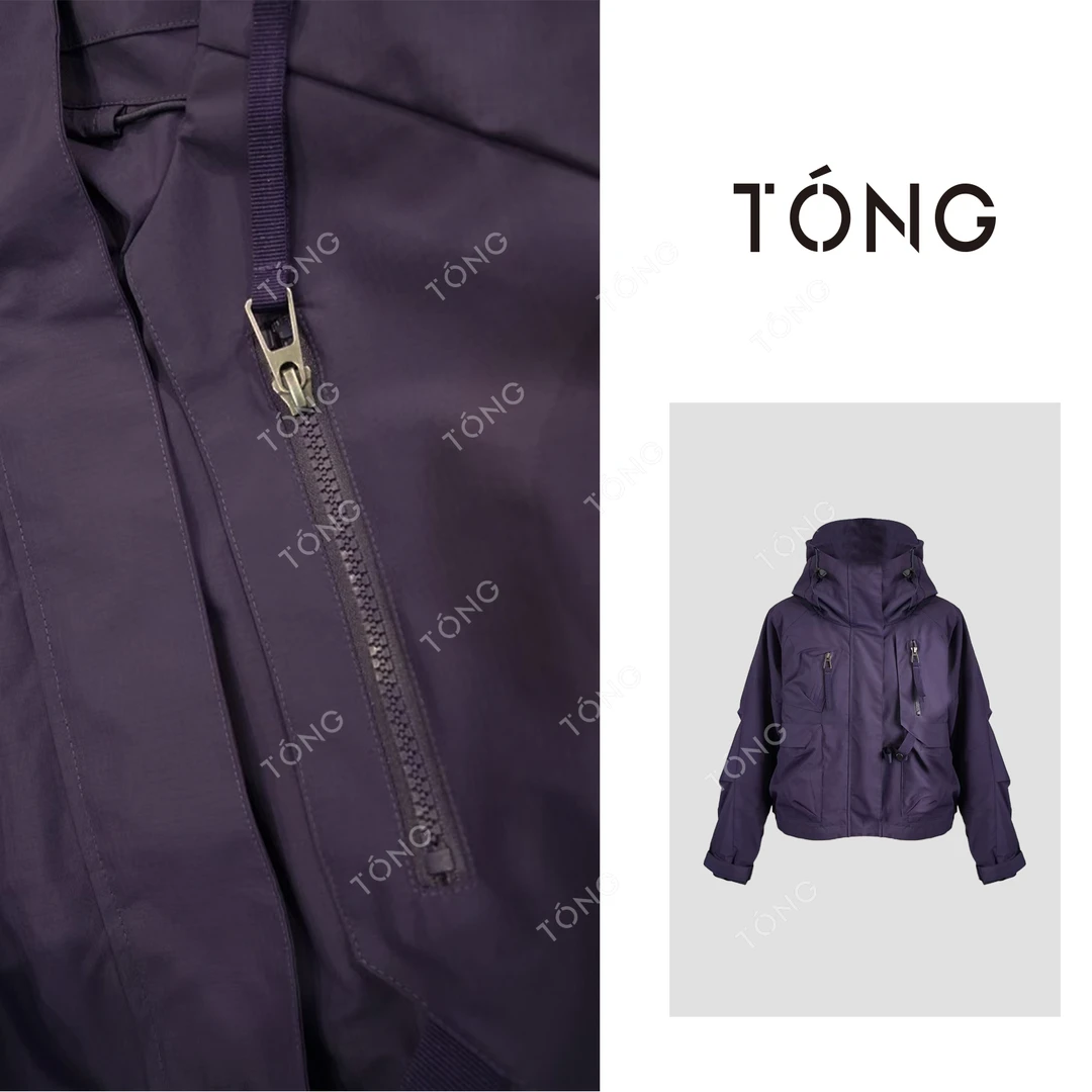 【紫韵】秋冬新款运动防风时尚百搭冲锋衣棉服 GW279