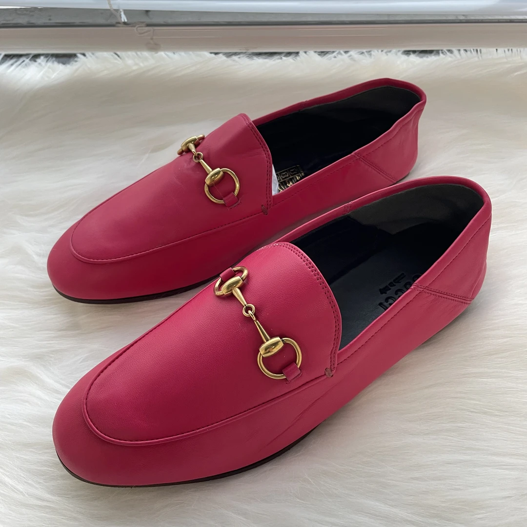 95新 GUCCI/古驰 乐福单鞋 34.5/35.5/37.5码 公价7k rys97