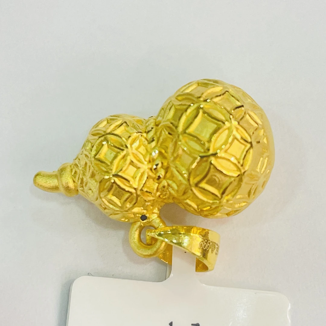（小婷专享）足金吊坠  镂空葫芦吊坠  2.21  足金999