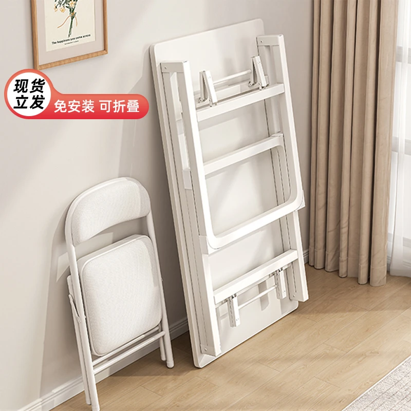 折叠桌子简易摆摊便携餐桌家用书桌美甲桌电脑桌长条桌课桌出租屋