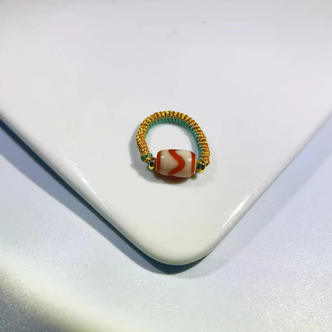 【莹莹专属】天然珠宝天然虎牙戒指M9493
