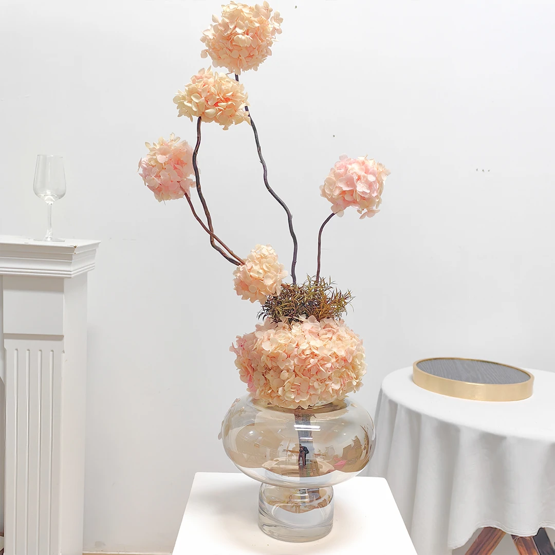 【桃粉绒绒】福利花百搭永生花居家装饰花新人福利懒人花束不用打理