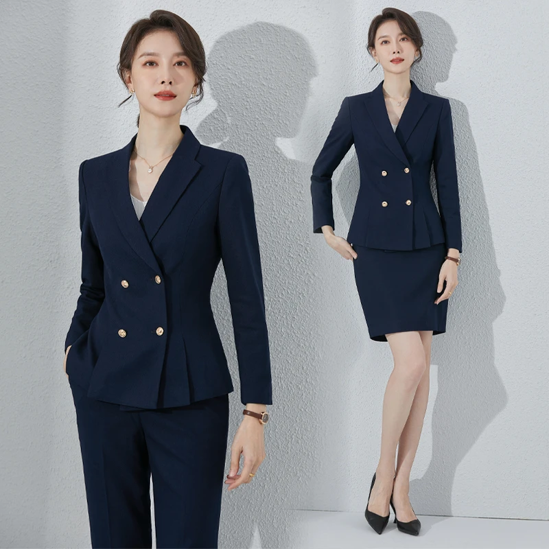 高级感职业西装套装女士2025新款外套春秋气质面试正装西服工作服